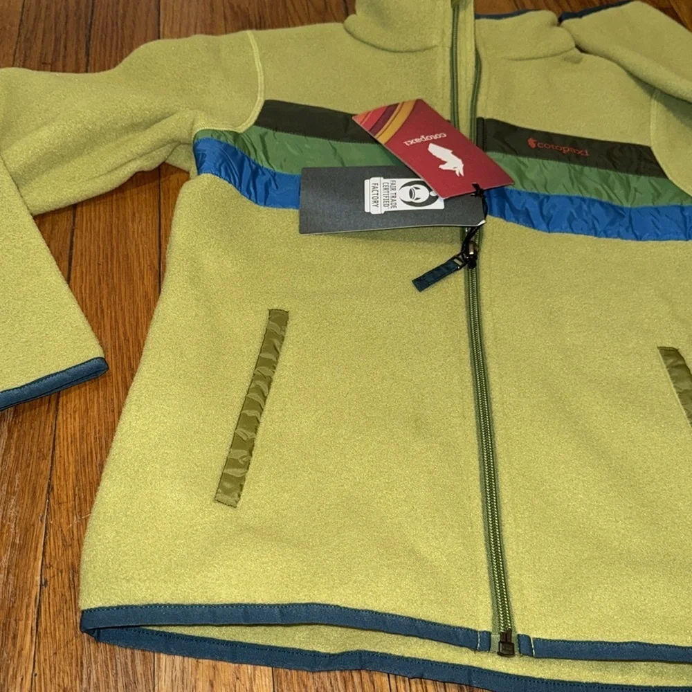 NWT Cotopaxi Teca Fleece Jacket Kids Retro Gorpcore Camping Reflective Hiking